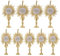 DOITOOL 20pcs Holy-light Church Decorations Religion Party Cake Toppers for Festivals Multipurpose Ornaments for Religious Events and Celebrations