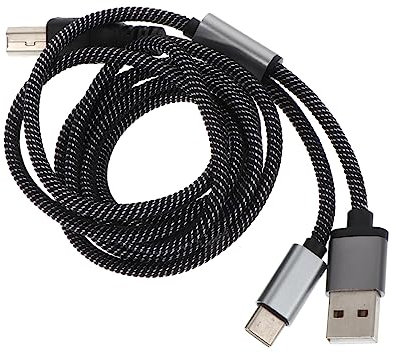 Toddmomy Cable Midi Otg USB C Conector Controladores Midi Impresoras y Teclados Compatible con Dispositivos USB C Plug And Play Resistente y Duradero