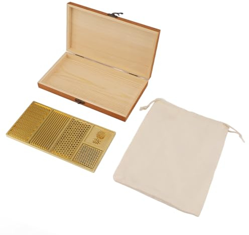 Stampo Porta Ghiaccio in Ottone, Forma Personalizzata per Cubetti di Ghiaccio, 22x11x0,8 cm - Design Elegante e Funzionale, Ideale per Cocktail e Whisky