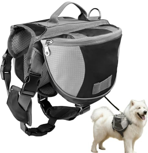 Hundetasche, Zubehör für Haustiere, verstellbar, atmungsaktiv – für Hundeweste, für Spaziergänge, Camping, Outdoor, Nacht, Reisen, Transport von Auto, Flugzeug, Flughafen