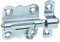 Alberts 327026 Grendelriegel | mit Knopfgriff und ohne Feder | Edelstahl | Platte 39 x 38 mm | Bolzen-Ø 8 mm
