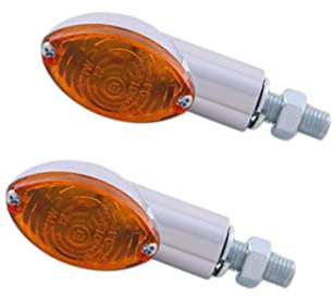 SHIN YO Mini-Blinker CATEYE (Chrome)