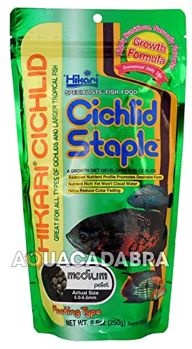Hikari Cichlid Staple Medium Pellet 250g *Pack of Two* BUNDLE