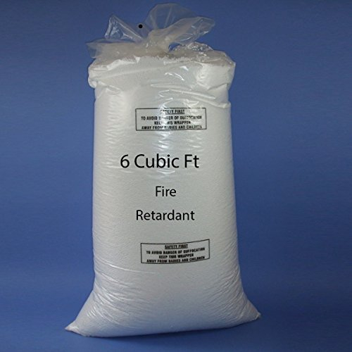 Bean Bag Filling Refill Booster Polystyrene Extra Beads Top Up Bag Beans Balls Various Sizes (6 Cubic Feet)