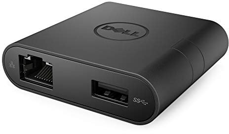 Dell 470-ABRY DA200 Adapter (USB-C-auf-HDMI/VGA/Ethernet/USB 3.0)