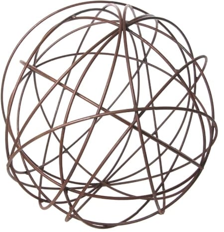 Drahtkugel ø40cm rost Metall