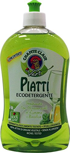 12 x CHANTECLAIR Piatti Conc.100% Vert Ecodeterg.Limone&Bas.500Ml