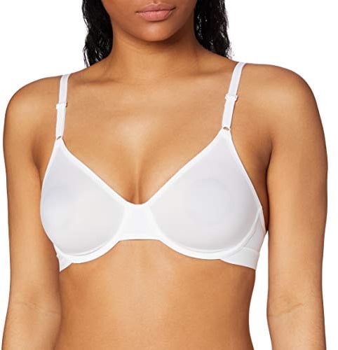 Triumph Mujer Micro Fun W, Non-Padded Wired Bra, White, 90B