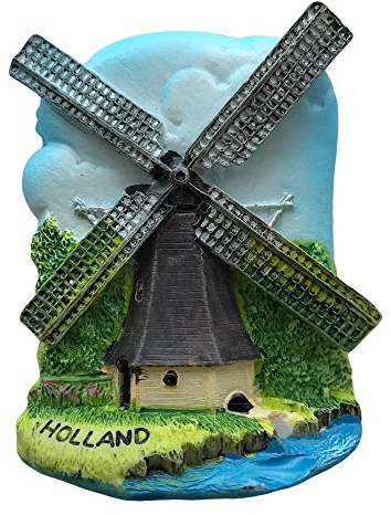Windmill Holland 3D Refrigerator Magnet Travel Sticker Tourist Souvenirs,Holand Fridge Magnet Home and Kitchen Decoration