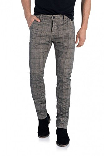 Salsa Pantalons Anthony Slim Carrot à Carreaux
