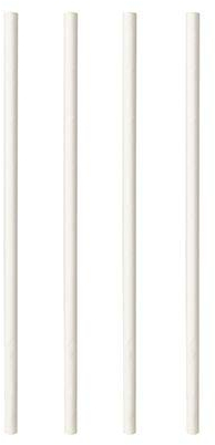 1000 Trinkhalme, Papier pure Ø 6 mm, 20 cm weiss 87513 Papstar biologische Papiertrinkhalme Papierstrohhalme Bio Öko