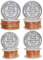 Bare Copper Wire,Dead Soft for Hobby,Craft, Jewelry Making 18,20,22, and 24Ga (Assorted 4 Sizes 25 Ft Each)