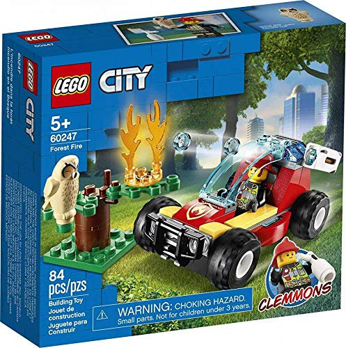 LEGO City Forest Fire 60247 Firefighter Toy, Cool Building Toy for Kids, New 2020 (84 Pieces)