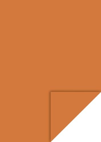 100X Heyda Tonpapier A4 130g orange EAN