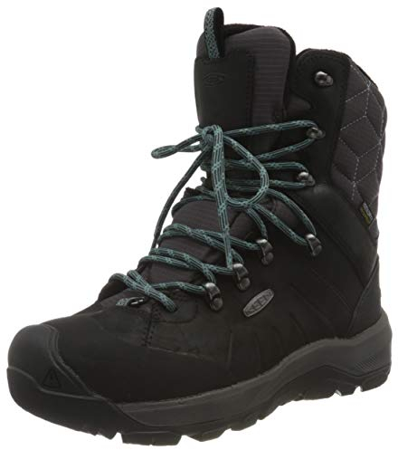 KEEN Damen Wanderschuh Revel IV HIGH Polar W, Schwarz/Nordatlantik, Größe 43 EU