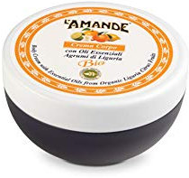 L'AMANDE - Crema Corpo Idratante Pelle Secca con Acido Ialuronico e Vitamina C, Antiossidante Astringente e Antiage, Crema Corpo Profumata e Rilassante per Pelle Morbida - Agrumi di Liguria 200 ml