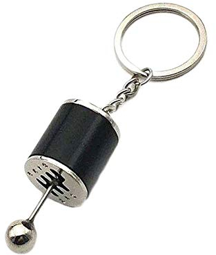 Schlüsselanhänger Schaltknauf Autozubehör Gangschaltung Zahnrad-Stock-Box Metall-schlüsselanhänger Schlüsselanhänger Auto Ornament
