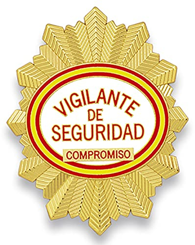 Barbaric 16126 Insignias, Vigilante de Seguridad, Multicolor, Legión