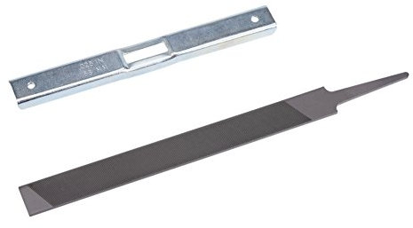 VIFERR Kit D'affûtage pour Tronçonneuse, Jauge de Profondeur en Acier Professionnel et Lime Plate avec Tronçonneuses à Usage Généra(Silvel)
