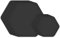 Gear Aid Tenacious Tape Reparaturflicken für Jacken, Zelte, Outdoor-Ausrüstung und technische Stoffe, 7,6 cm rund, 6,3 cm und 3,8 cm Sechskantformen, Farb- und Größenoptionen, Schwarz