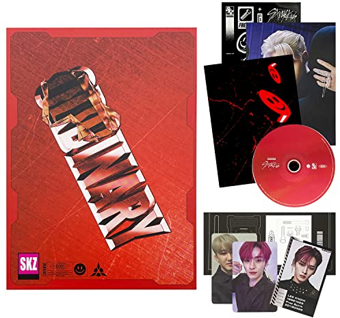 STRAY KIDS - Mini Album [ODDINARY] (MASK OFF Ver.) Package Box + Photobook + CD-R + Lyrics Paper + Photocards + ID Photocard + Mini Poster + Sticker + 2 Pin Button Badges + 1 Extra Photo Card