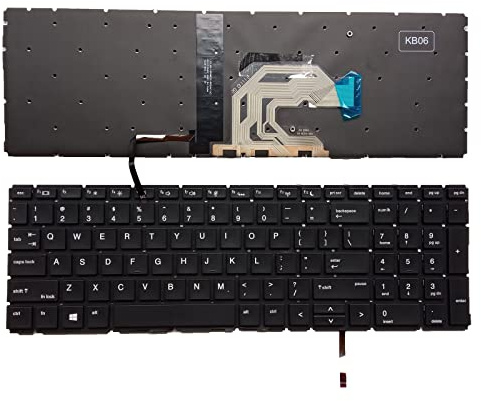 For HP ProBook 450 G6 455 G6 455R G6 HSN-Q25C Q22C Q17C Q16C Keyboard US Backlight