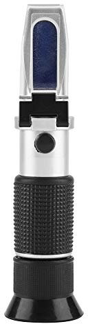 Alcohol Refractometer for Grape Wine Brewing,Spirit Alcohol Volume Percent Measurement,Alcohol Refractometer for Spirit Alcohol Volume Percent,Brewing Level Check Tester 0-25% Vol 0-40% Brix 0-22 Kitc