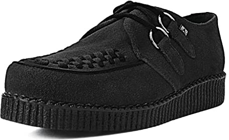 Viva II Low Sole Creeper Shoes Black
