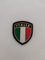 Toppa Patch Scudetto Italia Plastificato Bordo Oro 5,5 x 5