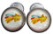 Ohrclips Sternschnuppe mit Polster Edelstahl (8 mm Motiv)