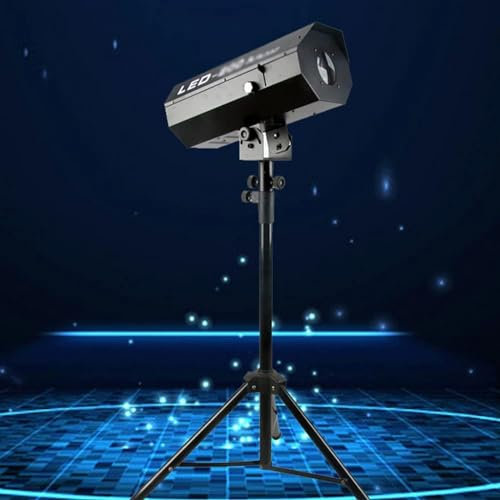 Foco de Seguimiento de Escenario de 200W/300W, Foco de Seguimiento de iluminación LED para DJ, Foco de Seguimiento LED con Soporte para trípode, Luces de Rendimiento Profesionales, 200W