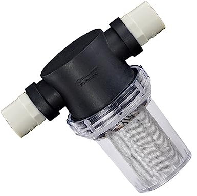 JECOMPRIS Wasserfilter Für Hochdruckreiniger Mit Pvc-schlauch Und Langlebigem Sieb Vormontierter Spülmaschinen-vorfilter Für Gartenschlauchanschluss Schützt Pumpe Vor Schmutz