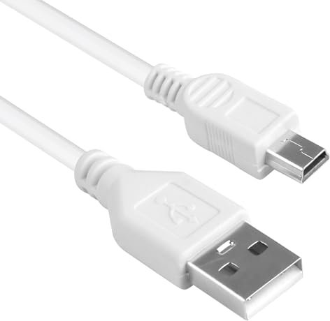 Sangcca Câble Compatible avec Tiptoi - Câble USB de 1 M pour Ravensburger TipToi 1/2/3 génération - Câble de Données pour Ravensburger TipToi, Câble USB de Synchronisation de Données en Blanc
