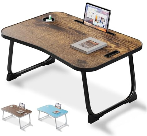 Laptop Betttisch, zum Lesen, Schreiben, Frühstückstisch im Bett, auf dem Sofa und in Haus und Büro (Yellow)