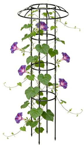Gazocua Grid for Climbing Plants in the Garden, Vertical and Decorative Trellis for Climbing Plants, Support Cage, Umbrella, Trellis for Rose, Clematis, Cucumber, Hydrangeas