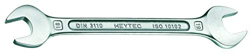Heytec 50800101380 Doppelmaulschlüssel 10 x 13 mm aus Chrom-Vanadium Stahl