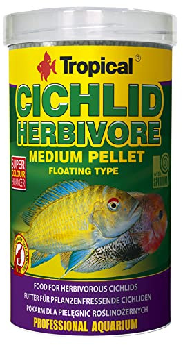 Tropical Cichlid Herbivore Medium Pellet, 1er Pack (1 x 500 ml)