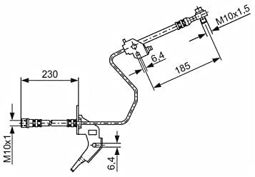 Bosch 1987476199 Brake Hose
