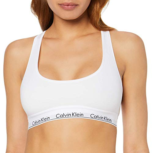 Calvin Klein Unlined Bralette Bralette Women's, White (White), XS