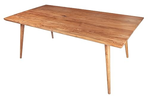 Riess Ambiente Massiver Esstisch Mystic Living 200cm Akazie Natur Massivholz Holztisch Akazienholz Esszimmer Küchentisch