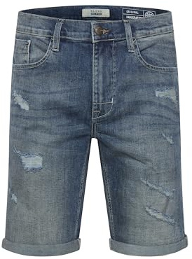 Blend BHDeniz Herren Jeans Shorts Kurze Hose, XL, Denim middleblue (76201)