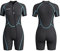 Womens 3mm Shorty Wetsuit, Premium Neoprene Front Zip Short Sleeve Scuba Diving Wetsuit Snorkeling Surfing (Women Black, XL)