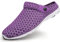 Donna Zoccoli Spiaggia Giardino Pantofole Scarpe da Mare Estate Sandali Scarpette Unisex Clogs Sabot Ciabatte, E Viola, 40 EU