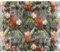 decomonkey Fototapete selbstklebend Dschungel 343x256 cm Selbstklebende Tapeten Wand Fototapeten Tapete Wandtapete klebend Klebefolie Blätter Pflanzen Steineffekt Bunt