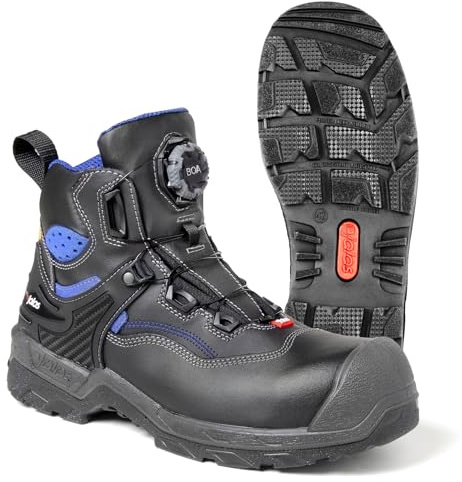 Jalas 1278 Heavy Duty Sicherheitsschuh mit höchstem Schutzniveau (S3) und BOA Fit System - Alu-Schuhkappen, PTC Nageldurchtrittsschutz