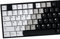 White Black Gradient Keycaps Set Cherry Profile Doubleshot Custom Keycaps 121 Keys for Cherry MX Gateron Kailh Box Switches Mechanical Gaming Keyboard