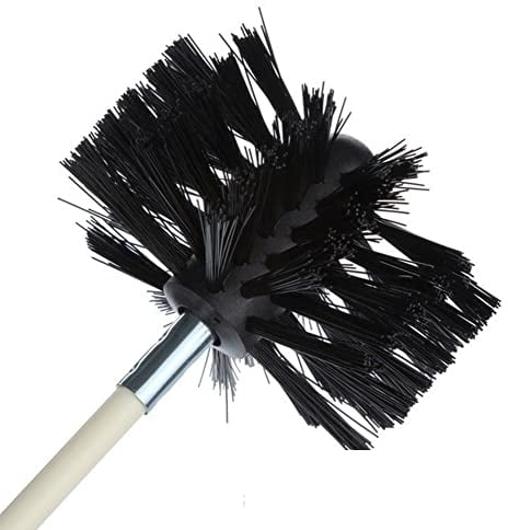 100 1Pc Chimney Sweep Brush,Chimney Cleaning Brush, Dryer Vent Cleaning Brush, Dryer Vent Duct Cleaner Kit, Dry Duct Sweep Tool Bristle Head Nylon for Dryer Vent Cleaning