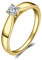 JewelryPalace Zirkonia Verlobungsring Eheringe Promise Ring Silber 925 Damen, Solitär Silberringe Trauringe Damenring Hochzeitsringe Antragsring Entouragering Ringe, Damen Schmuck Vergoldet 57