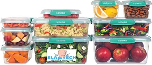 slamtech Klip IT Plus Food Storage Set, 10 Piece Eco Friendly Box