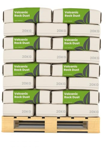 Lavamehl Aus Eifeler Urgestein (960Kg - 9600M2) - Bodenverbesserer - Lavamehl - ​​Mit Silizium - Organifer